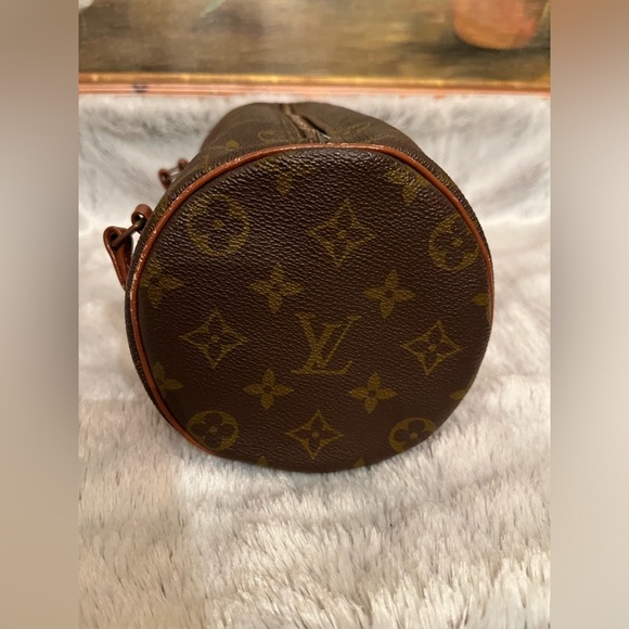 LOUIS VUITTON PAPILLON BROWN BARREL BAG CHAIN NOT INCLUDED - Picture 5 of 15